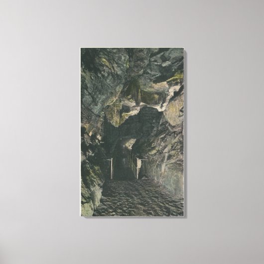 バランスロックビュー下のブリッジ キャンバスプリント (正面)