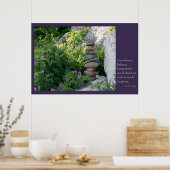 バランスロック(プリント/キャンバス) ポスター (キッチン)