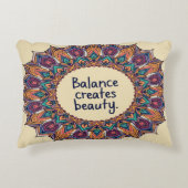 バランス作成美しい- 感動的 アクセントクッション (正面)