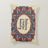 バランス作成美しい- 感動的 アクセントクッション (裏面(縦))