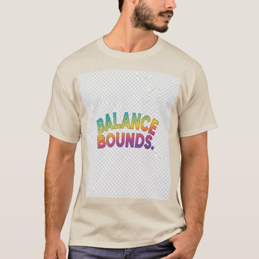 バランス境界。 Tシャツ (正面)