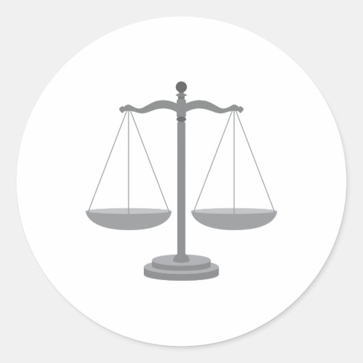 バランス尺度 ラウンドシール (正面)