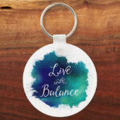 バランス感動的を取って生活する キーホルダー (正面)