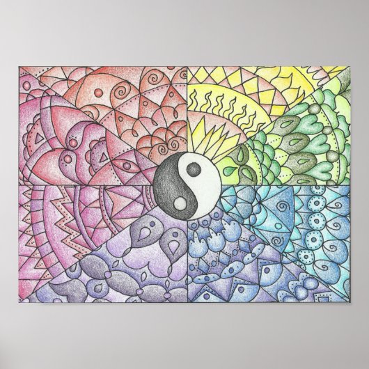 バランス曼荼羅 ポスター (正面)