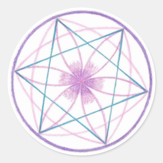 バランス曼荼羅 ラウンドシール (正面)