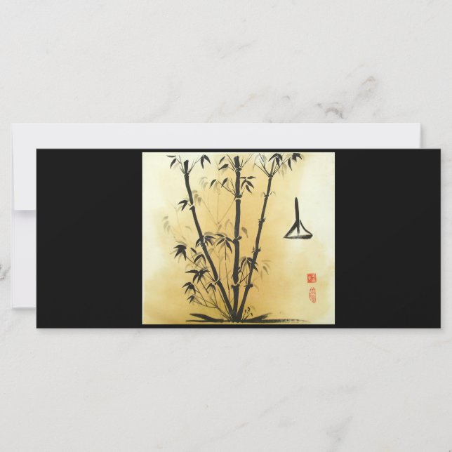 バランス竹ラックカード (正面)