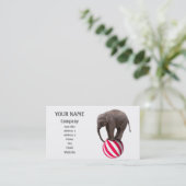 バランス象 名刺 (スタンド正面)