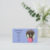 バランス象 名刺 (スタンド正面)