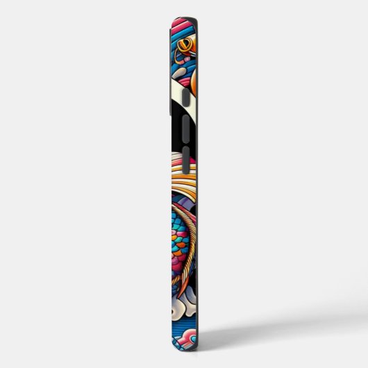 バランス – コイ- IPhone Case Case-Mate iPhoneケース (裏面 / 左)