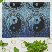 バランス:バGua、8つのトリグラム陰陽TCM キッチンタオル (折り畳み)