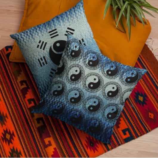 バランス：バGua、8つのトリグラム陰陽TCM クッション