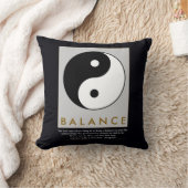 バランスzen陰陽 クッション (ブランケット)