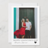 バランミニマルティンの日ブラック&ホワイト&フォト シーズンカード (正面)