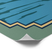 バラードロック – シアトル， WAヴィンテージ旅行ポスター ポスター (角)