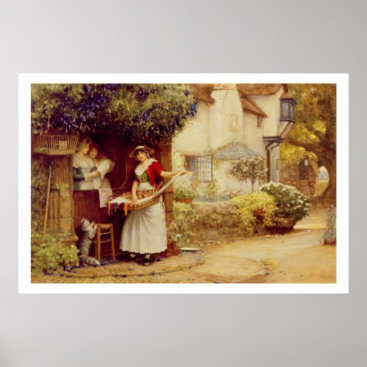 バラード販売者1902年(油) ポスター (正面)