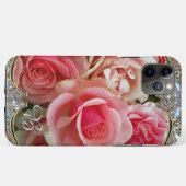 バラ並列モノグラム Case-Mate iPhoneケース (裏面(横))