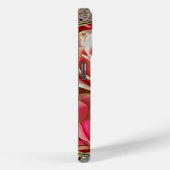 バラ並列モノグラム Case-Mate iPhoneケース (裏面 / 右)