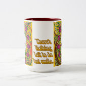 バラ付きスカル ツートーンマグカップ (中央)