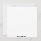 バラ付きフラットカード (裏面)