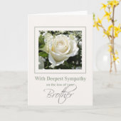 バラ付き兄弟症候性カード カード (黄色い花)