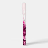 バラ付き子猫,ピンク明るい赤紫色白 Case-Mate iPhoneケース (裏面 / 左)