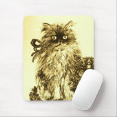 バラ付き子猫 マウスパッド (マウス)