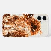 バラ付き子猫 Case-Mate iPhoneケース (裏面 (横))