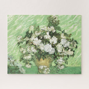 バラ付き花瓶- Van Goghペインティングアートヴィンテージ ジグソーパズル