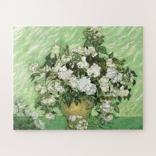 バラ付き花瓶 – Van Gogh Painting Artヴィンテージ ジグソーパズル (横)