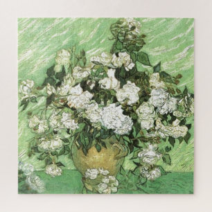 バラ付き花瓶 – Van Gogh Painting Artヴィンテージ ジグソーパズル