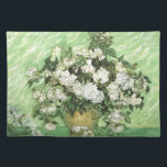 バラ付き花瓶 – Van Gogh Painting Artヴィンテージ ランチョンマット<br><div class="desc">Still Life: Vincent van 絵画ゴッホのバラと花瓶</div>