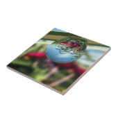 バラ付き雨滴装飾瓦 タイル (側面)