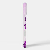 バラ付きKITTEN,紫バイオレットと白 Case-Mate iPhoneケース (裏面 / 右)