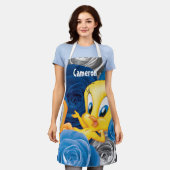 バラ付きTWEETY™ エプロン (着用した状態)