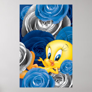 バラ付きTWEETY™ ポスター