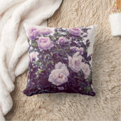 バラ低木の写真 クッション (ブランケット)