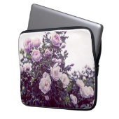 バラ低木の写真 ラップトップスリーブ (正面左)