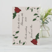 バラ保存日付 セーブザデート (スタンド正面)