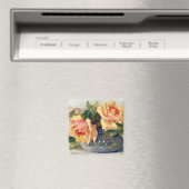 バラ入りボウルヴィンテージアートマグネット マグネット (インサイチュ (食洗機))