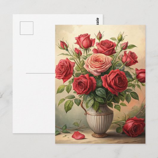 バラ入り ポストカード (正面/裏面)