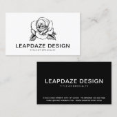 バラ入れ墨 名刺 (正面/裏面)