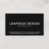 バラ入れ墨 名刺 (裏面)