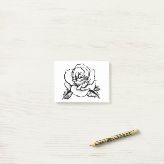 バラ入れ ポストイット (デスク上)