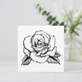 バラ入れ 招待状 (スタンド正面)