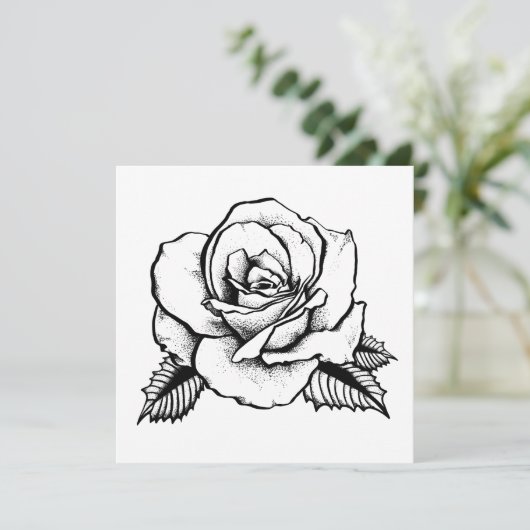 バラ入れ 招待状 (スタンド正面)