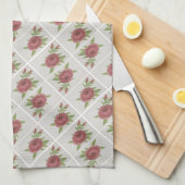 バラ全体 キッチンタオル (四つ折り)