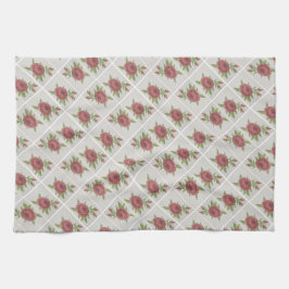 バラ全体 キッチンタオル