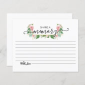 バラ共有メモリ編集不可能な印刷可能カード (正面/裏面)