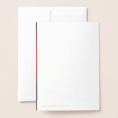 バラ内ハートバレンタイン、写真と引用文の追加 箔カード (裏面封筒付き)