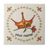 バラ冠 タイル (正面)